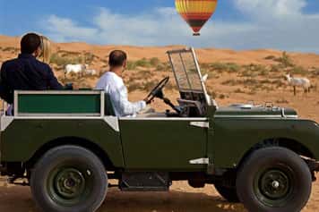 Overnight Desert Safari & Hot Air Balloon Flight